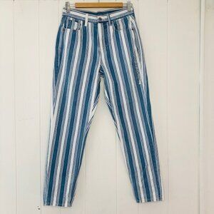 American Eagle Womens Striped Mom Jeans Size 2